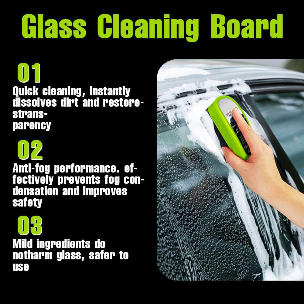 1Pc Oil Film Brush 2.0 Clear Vision Glass Cleaner [ With Extra Liquid]