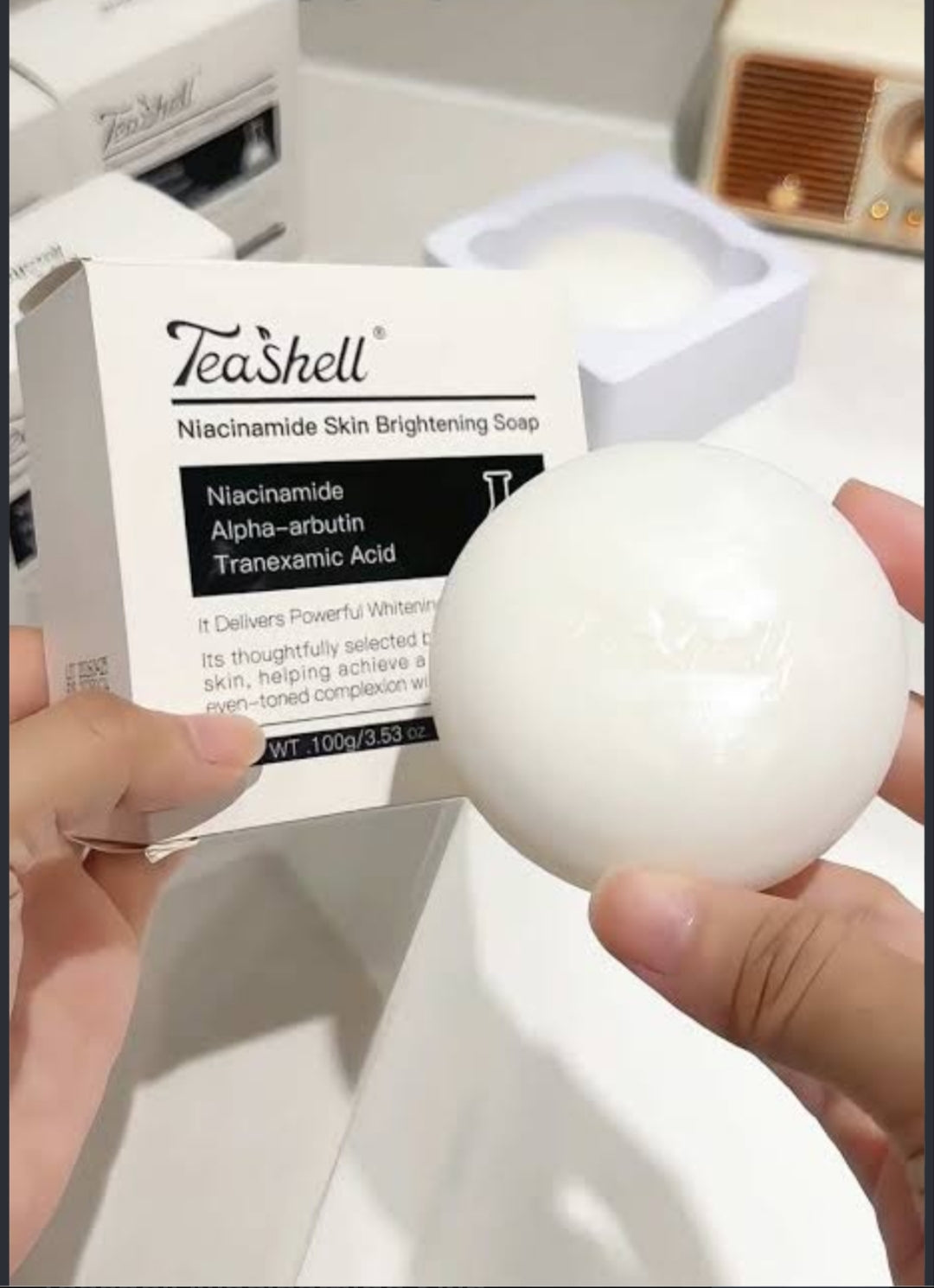 Teashell Niacinamide Skin Brightening Soap